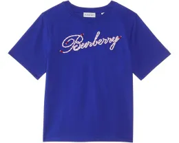 Burberry Kids футболка Cedar Rope Script для детей с принтом на груди