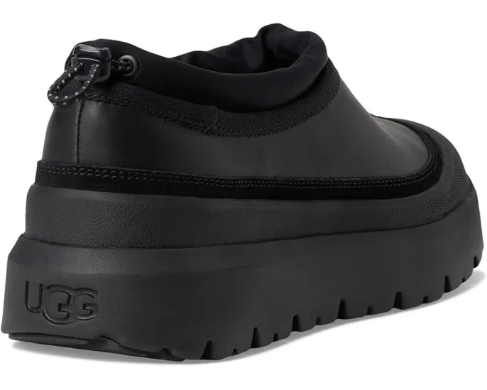 Тапочки UGG Tasman Weather Hybrid с водонепроницаемым верхом и подкладкой из переработанной шерсти