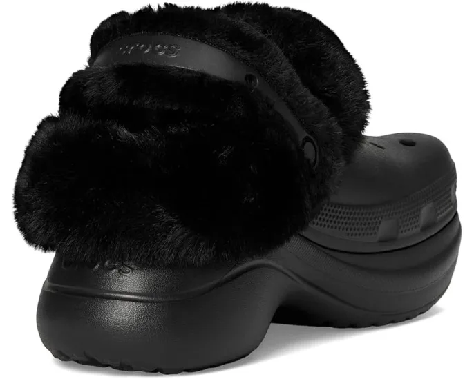 Кроксы Crocs Bae с утепленной подкладкой и контурной подошвой на платформе