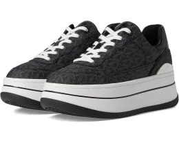 Кроссовки MICHAEL Michael Kors Hayes Lace Up на платформе с металлическим ПВХ верхом