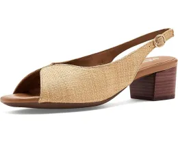 Сандалии SoftWalk Lakewood из кожи с регулируемой пряжкой и устойчивым каблуком