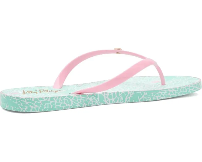 Шлепанцы Lilly Pulitzer Pool с принтом