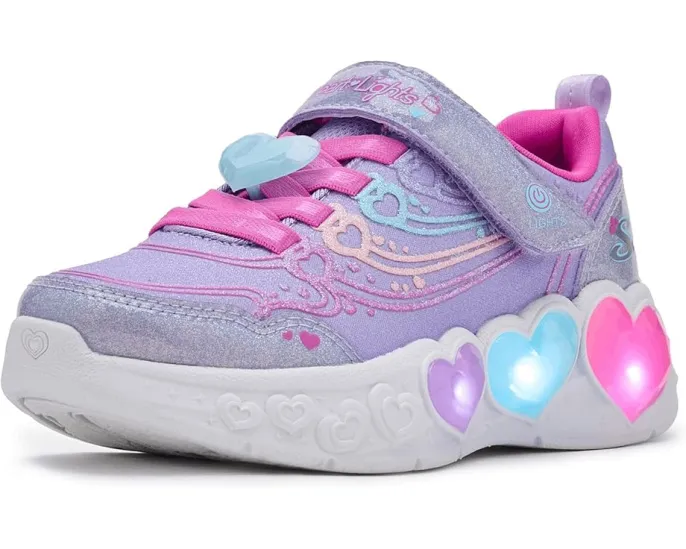 Skechers Enchanted Heart Lights 303266L кроссовки со светодиодами для детей