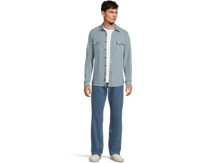 Джинсы Paige Doheny с прямыми расслабленными штанинами в винтажном светлом окрасе