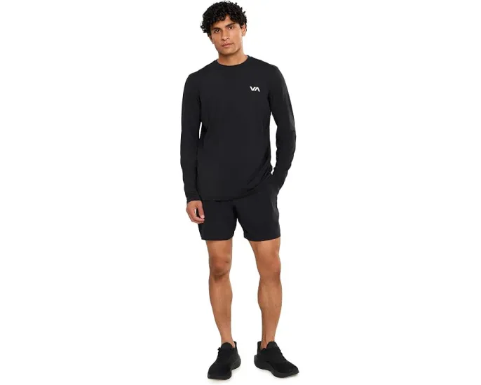 Футболка Sport Vent Long Sleeve от RVCA черного цвета