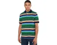 Поло Polo Ralph Lauren Classic Fit Striped Mesh из дышащего хлопка