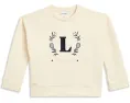 Детский свободный трикотажный свитер Lacoste Spacer Knit Oversized Crew