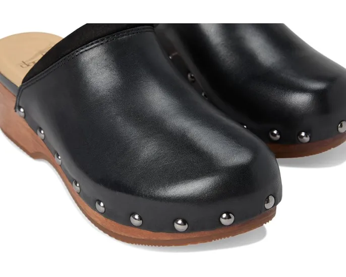 Деревянные сабо Andie ручной работы с кожаным верхом и каблуком Dansko