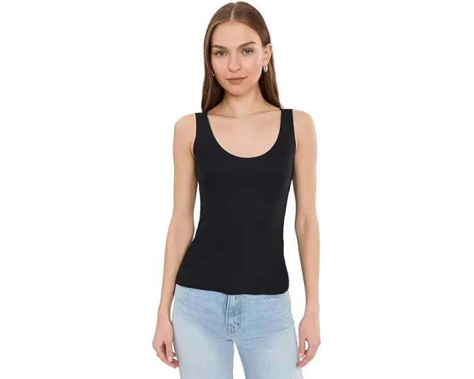 Топ Commando Cotton Tank из ультрамягкого хлопка с четырехсторонней растяжкой