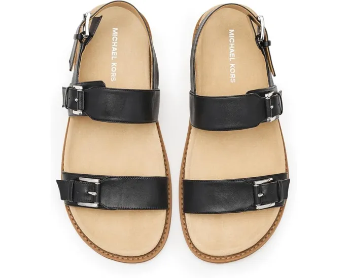 MICHAEL Michael Kors босоножки Nia Flat Sandals с формованной стелькой и пробковой подошвой