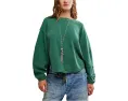 Free People футболка We The Free Total Eclipse оверсайз с рубчиком