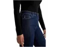 Джинсы AG Jeans Mari Mid Rise Straight Extended In Modern Indigo с завышенной талией