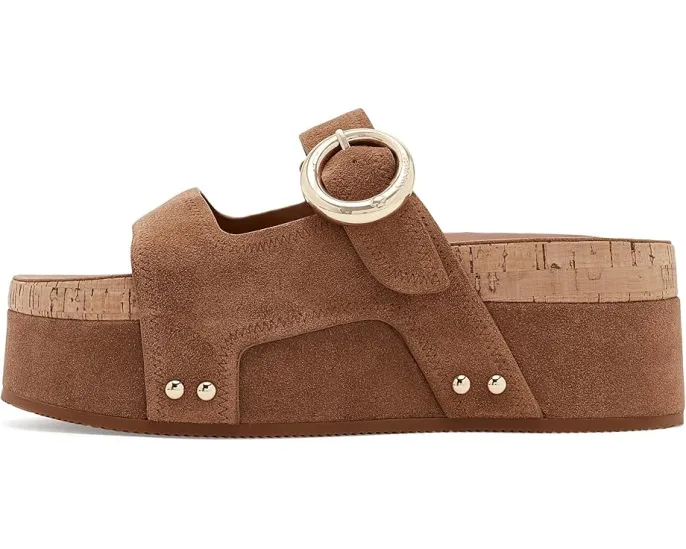 Сандалии Halo Platform Footbed с пряжкой на танкетке от Kate Spade New York