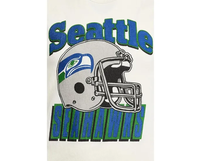 Детская футболка Junk Food Clothing Kids с принтом Seattle Seahawks