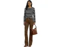Топ Lauren Ralph Lauren Petite в полоску с лодочкой и заклепками
