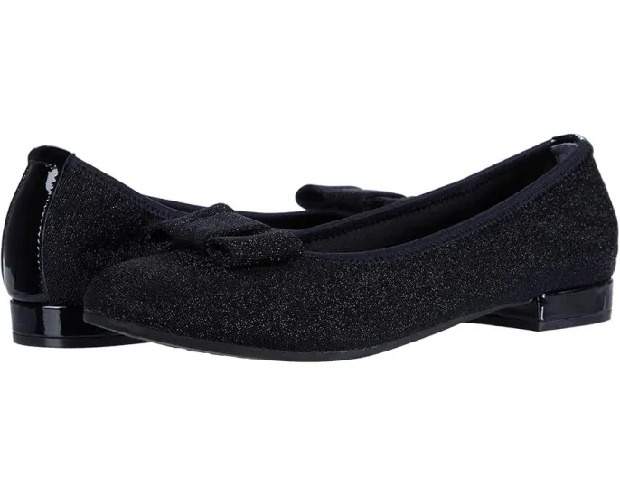 Балетки David Tate Teresa с бантом и обтянутым каблуком