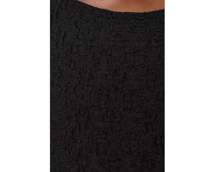 Платье Eileen Fisher с воротником-лодочкой из фактурного жаккарда Bubble