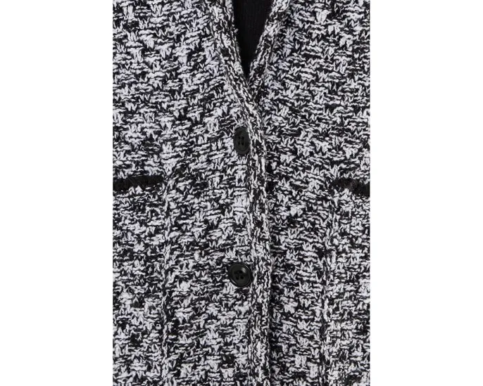 Жакет Petite Eileen Fisher из перуанского хлопка с воротником с вырезом