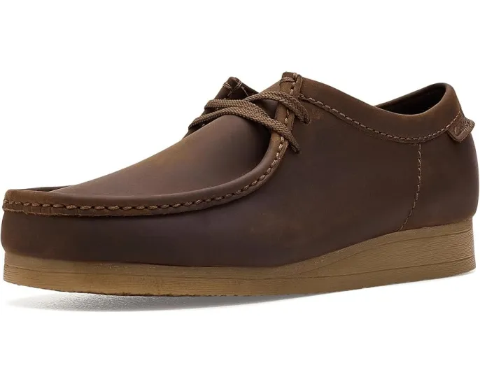Обувь Clarks Wallaston Low из кожи с мокасиновым носком и подошвой крепового типа