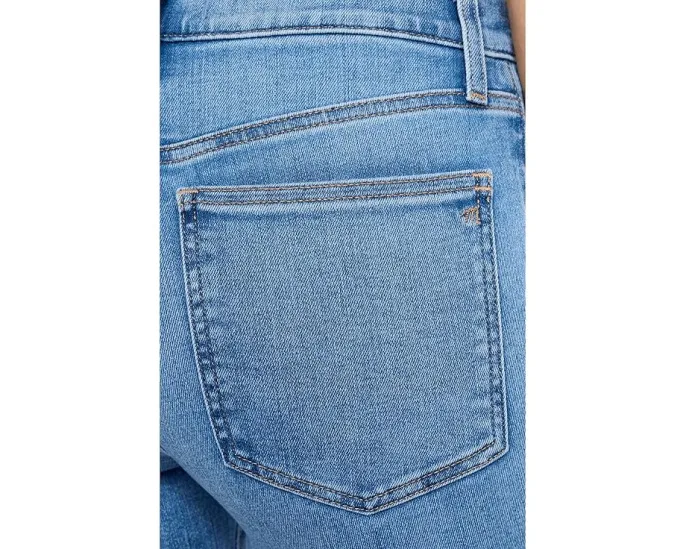 Джинсы Madewell Stretch Flare Crop в стиле Midvale с необработанным краем