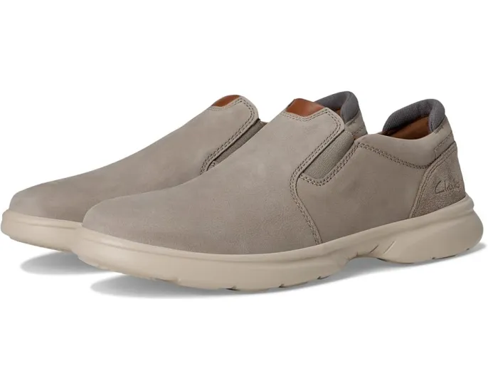 Мокасины Clarks Bradley Ease из нубука с эластичной вставкой