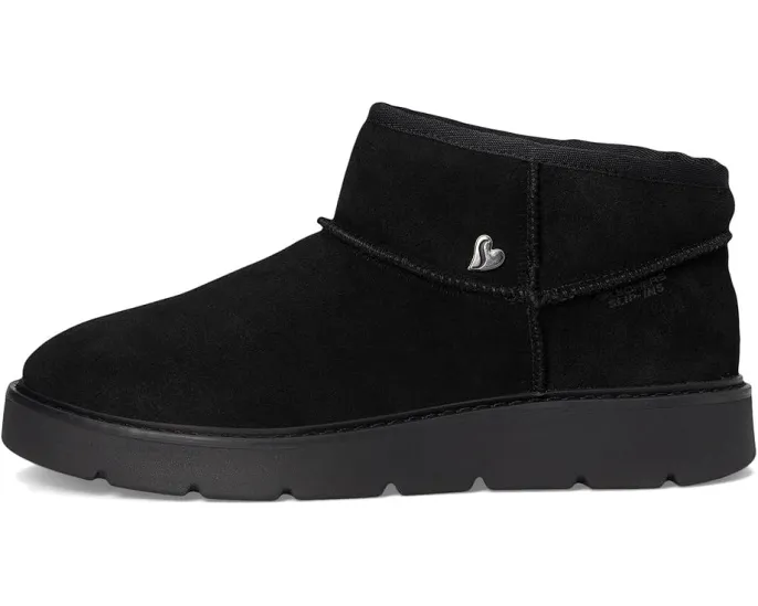 SKECHERS Keepsakes Cozy мини ботинки без шнуровки с утеплением из шерсти и стелькой Memory Foam