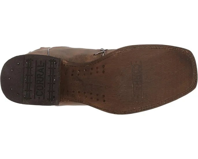 Ковбойские сапоги Corral Boots A3532 с квадратным носком и дизайном из колючей проволоки