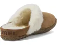 Домашние тапочки-слипоны SOREL Nakiska™ Slide II с искусственным мехом и резиновой подошвой