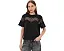 Футболка AllSaints Lisa Lace с кружевом черного цвета