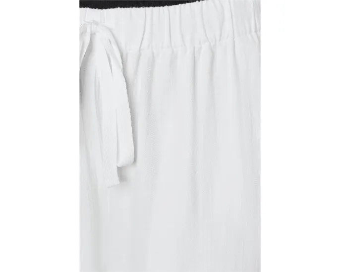 Eileen Fisher прямые брюки Slubby из органического хлопка и льна белые