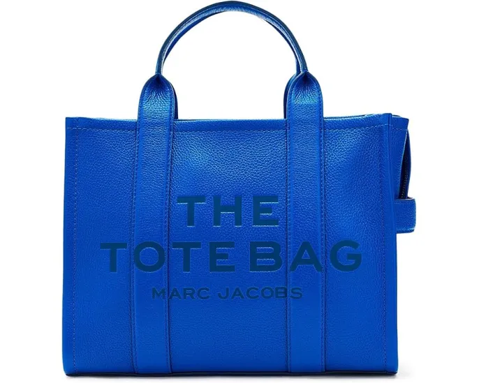 Кожаная сумка тоут среднего размера Marc Jacobs с двумя ручками
