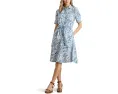 Платье-рубашка Льняное с поясом и пайсли Paisley Tie-Front Lauren Ralph Lauren
