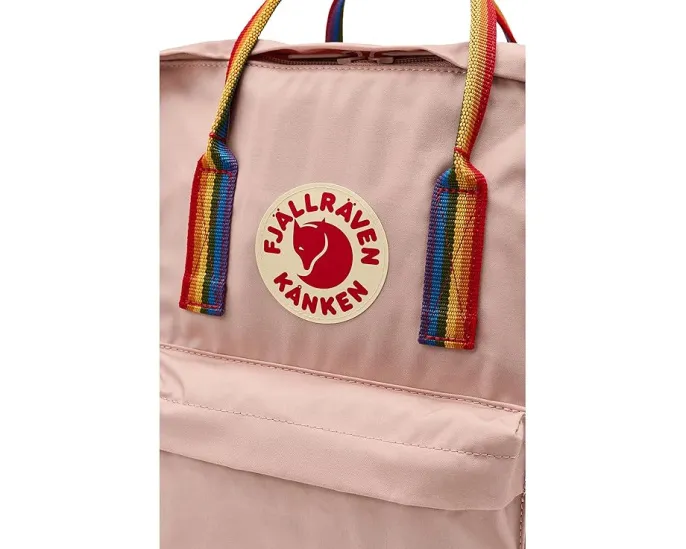 Рюкзак Fjällräven Kanken Rainbow с радужным дизайном и четырьмя отделениями