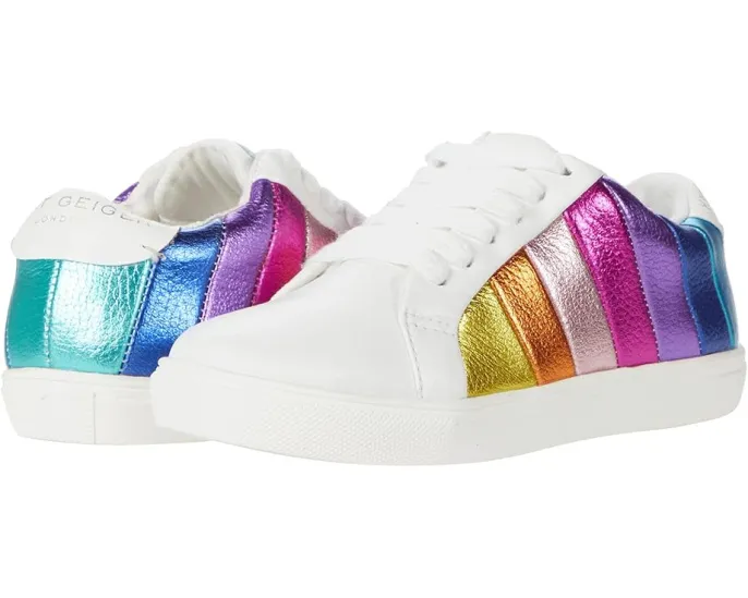 Детские кроссовки Kurt Geiger London Kids Mini Lane Stripe с яркими полосками