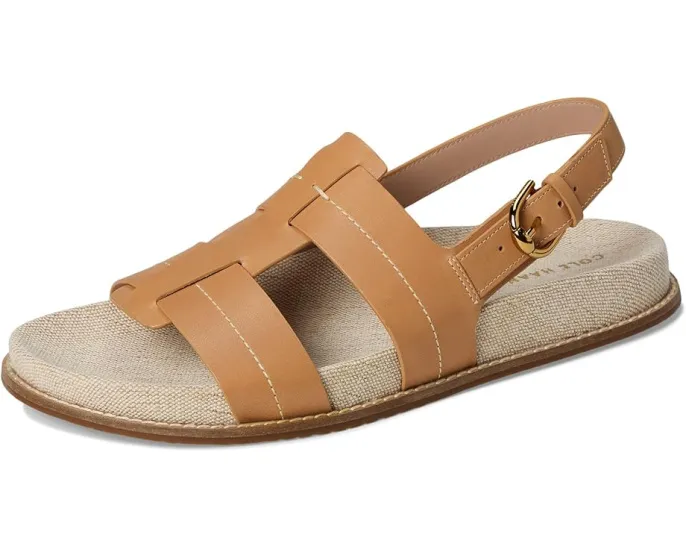 Сандалии Cole Haan Marlee Fisherman Footbed с регулируемой пряжкой и формованной стелькой