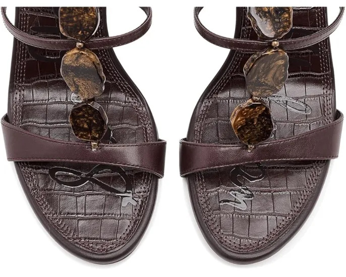 Сандалии Sam Edelman Massey на ремешке с каблуком и камнями