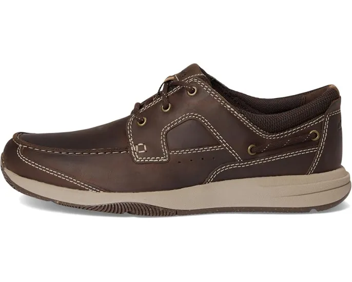Clarks Sailview Lace кроссовки из натуральной кожи с круглым носком