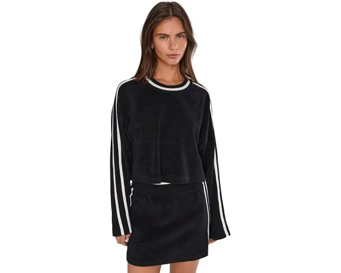 Свитшот L*Space Tempo Pullover с рифленым воротником и контрастными деталями