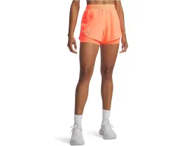 Шорты Under Armour Fly By 2 в 1 со встроенными компрессионными шортами и сетчатыми вставками