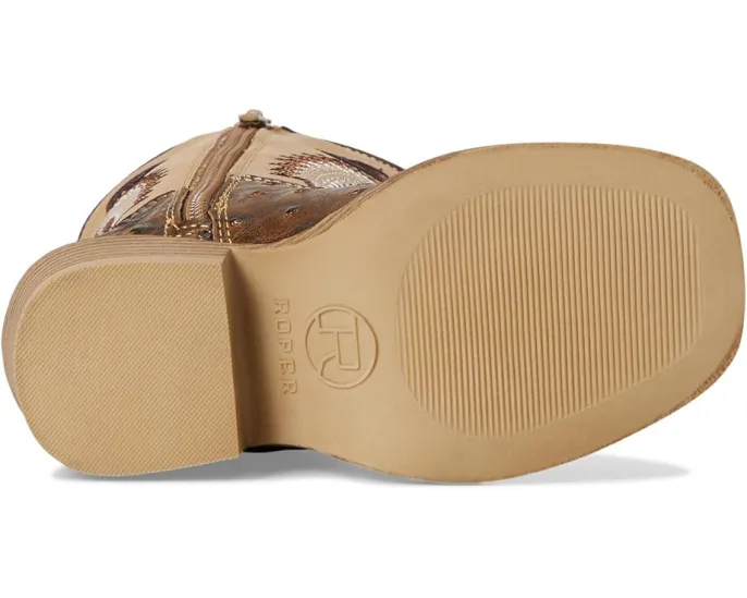 Ковбойские сапоги Walker Bumps для малышей с эффектом страуса от Roper Kids