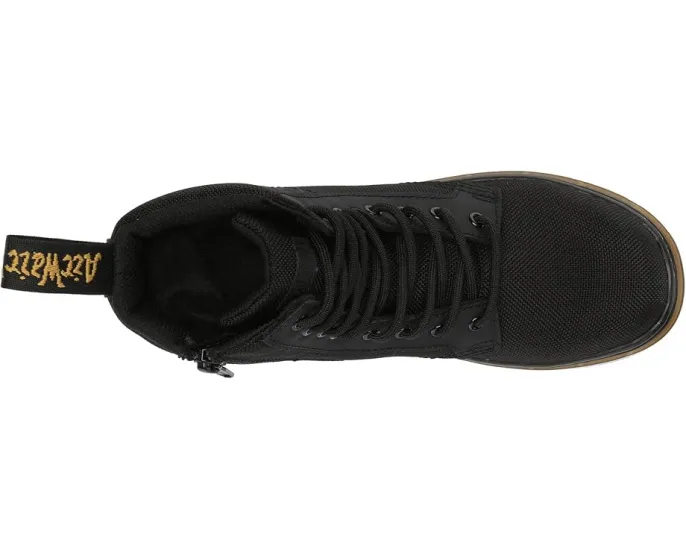 Модные ботинки Dr. Martens Combs J для детей на шнуровке с молнией