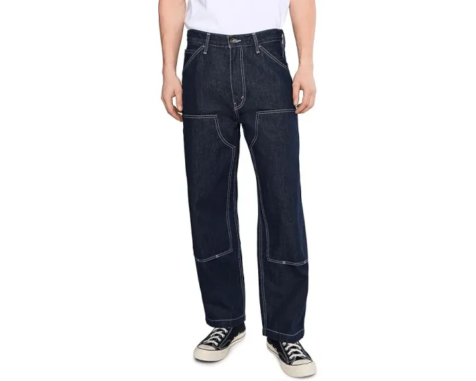 Джинсы Levi's Premium 568 Loose Straight Double Knee из плотного денима