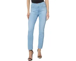 AG Jeans Mari High Rise Slim Straight Crop зауженные укороченные джинсы с высокой посадкой