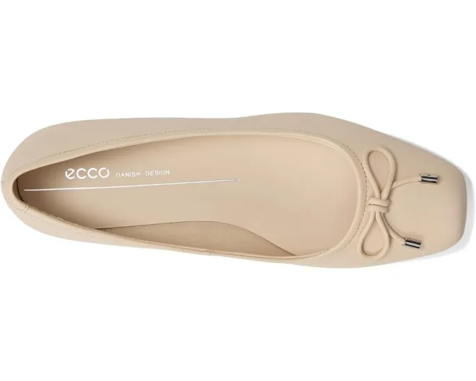 Балетки Margot Bow Ballerina Flat с бантом и кожаной стелькой от ECCO