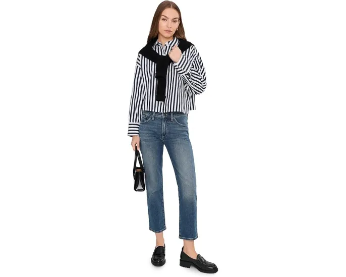 Рубашка Madewell Alice Classic Navy классическая