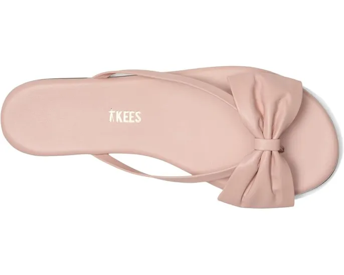 Сандалии TKEES Lily Oversized Bow с большим бантом из мягкой кожи