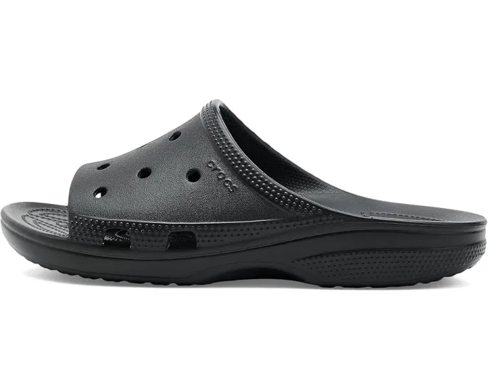 Сланцы Classic Saturday Slides с мягкой стелькой и отверстиями для джиббитц Crocs