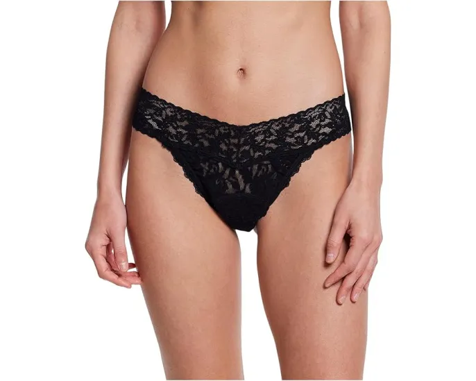 Трусики-стринги Hanky Panky Signature Lace Leakproof Original Rise Thong