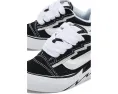 Детские кеды Vans Knu Skool Bolt черные на шнуровке