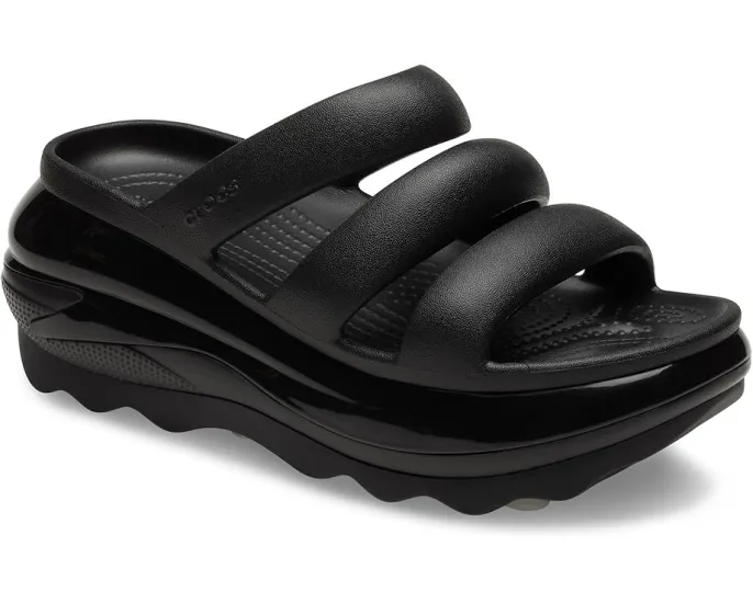 Сандалии Crocs Mega Crush Triple Strap на платформе с тремя ремнями